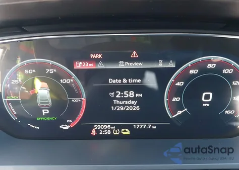 2022 Audi E-Tron Sportback Prestige S Line Quattro from USA, damaged, VIN WA13ABGE7NB022347